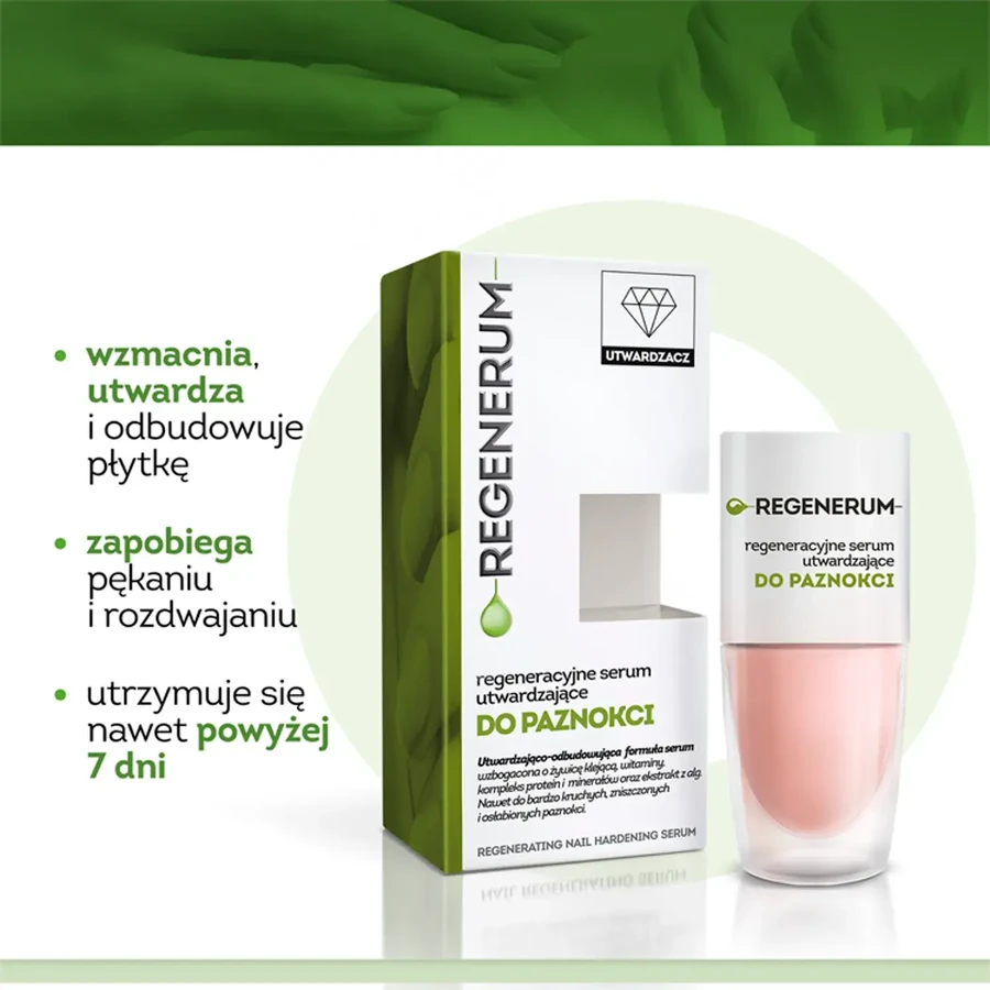 Regenerum, Ser de regenerare a unghiilor în lac, întăritor, 8 ml