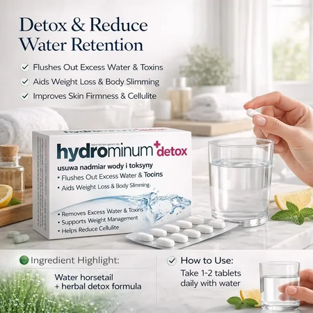Hydrominum + Detox, 30 tabletten