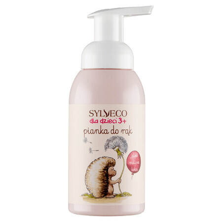 Sylveco For Children, mousse lavante mains, framboise, dès 3 ans, 290 ml