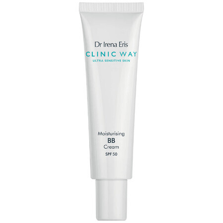 Dr Irena Eris Clinic Way, crema BB hidratante, FPS 50, Beige claro, 30 ml