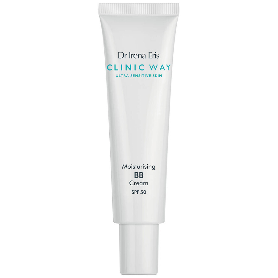 Dr Irena Eris Clinic Way, crema BB hidratante, FPS 50, Beige claro, 30 ml