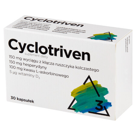 CicloTriven - Integratore Alimentare per Vitalità ed Energia, 30 Capsule