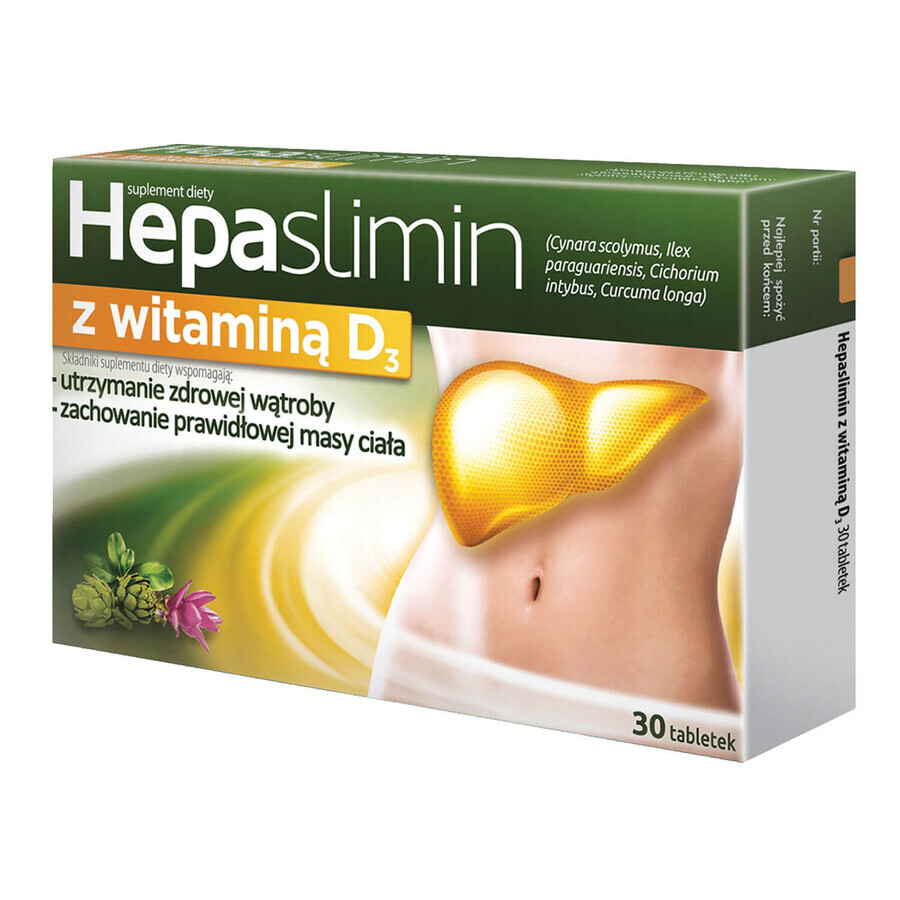 Hochwirksame Leberentgiftung mit Vitamin D3, 30 Tabletten