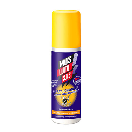 Moskito S.O.S Schutzspray gegen Mücken, Zecken und Mücken, 125 ml