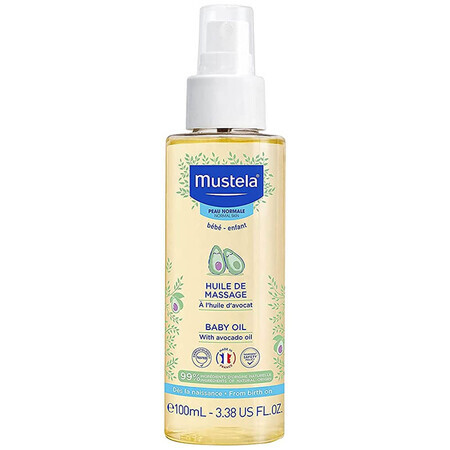 Mustela Bebe Enfant, Massage oil for babies, 100 ml