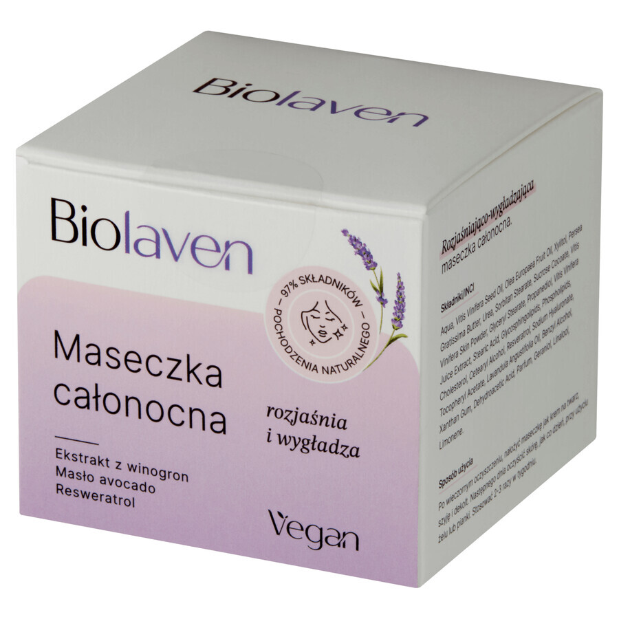 Nachtpflegemaske Lavendeltraum - Bio-Formel, 45 ml