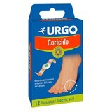 Urgo Coricide Corns, Corns and Corns Dressing with Salicylic Acid 12 Count