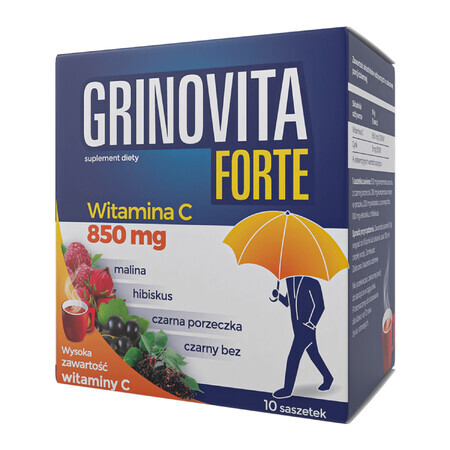Grinovita Forte, 10 Beutel - Langfristig gültig!