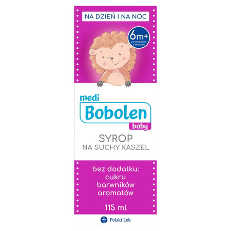 Bobolen Baby, Hustensaft für trockenen Husten, 115 ml