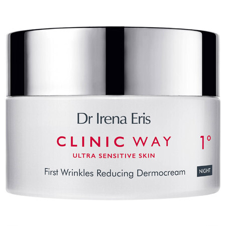 Dr. Irena Eris, Clinic Way Anti-Falten Nachtcreme 30+ - Intensive Feuchtigkeitspflege  amp; Regeneration, 50ml.