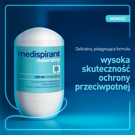 Medispirant Mineral, antiperspirant roll-on, 40 ml
