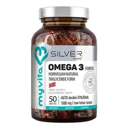 MyVita Silver Omega 3 Forte, 50 cápsulas