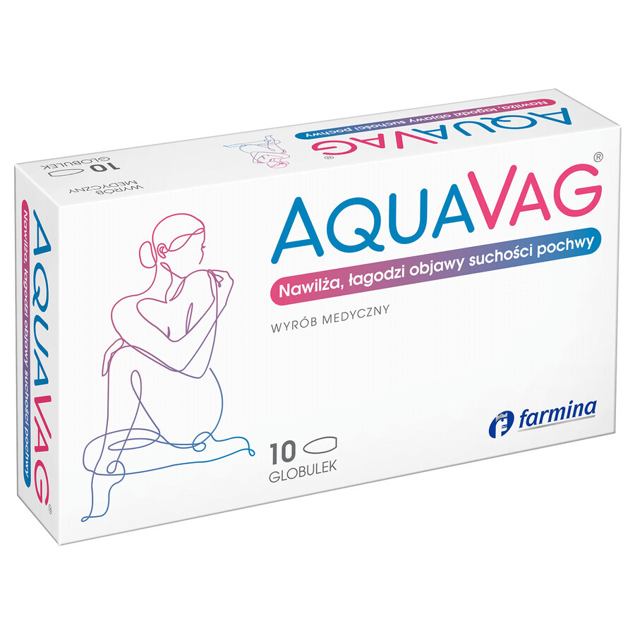 AquaVag, pessaires vaginaux, 10 pièces