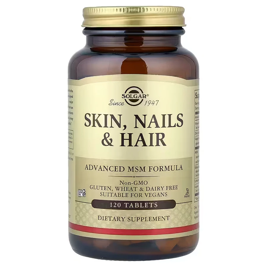 Solgar Cheveux, Peau, Ongles, 120 comprimés