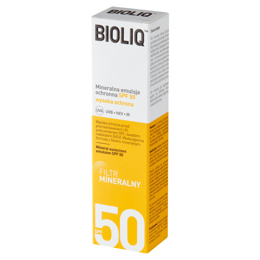 Emulsione Protettiva Minerale SPF 50, Bioliq 30 ml