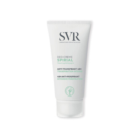 SVR Spirial Deo-Creme, crème anti-transpirante, 50 ml