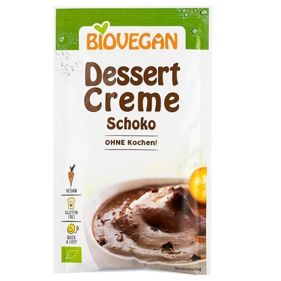 Crema  Bio pentru desert cu ciocolata, 68 g, Biovegan