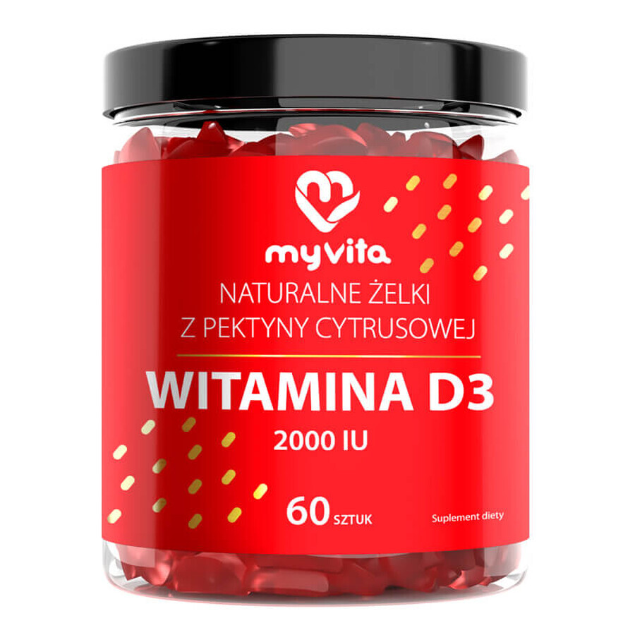 MyVita Vitamin D3, 60 Gelkapseln