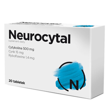 Neurocytal, 20 comprimate