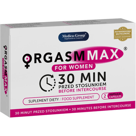 Orgasm Max für Frauen, 2 Kapseln, Medica-Group