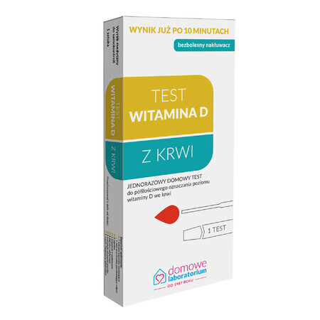 Vitamin D-Test Kit zur einfachen Bestimmung des Vitamin D-Spiegels in den eigenen vier Wänden.