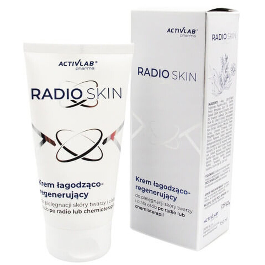 Activelab Pharma RadioSkin, crema calmante y regeneradora para cara y cuerpo, después de radio y quimioterapia, 150 ml