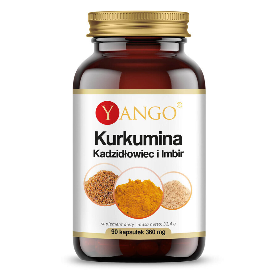 Yango Curcumin Frankincense și Ginger, 90 capsule