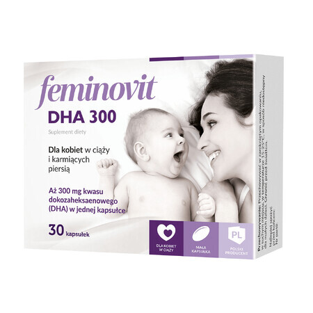 Feminovit DHA 300, 30 capsule