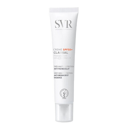 SVR Clairial, crème à très haute protection solaire contre la décoloration, SPF 50+, 40 ml