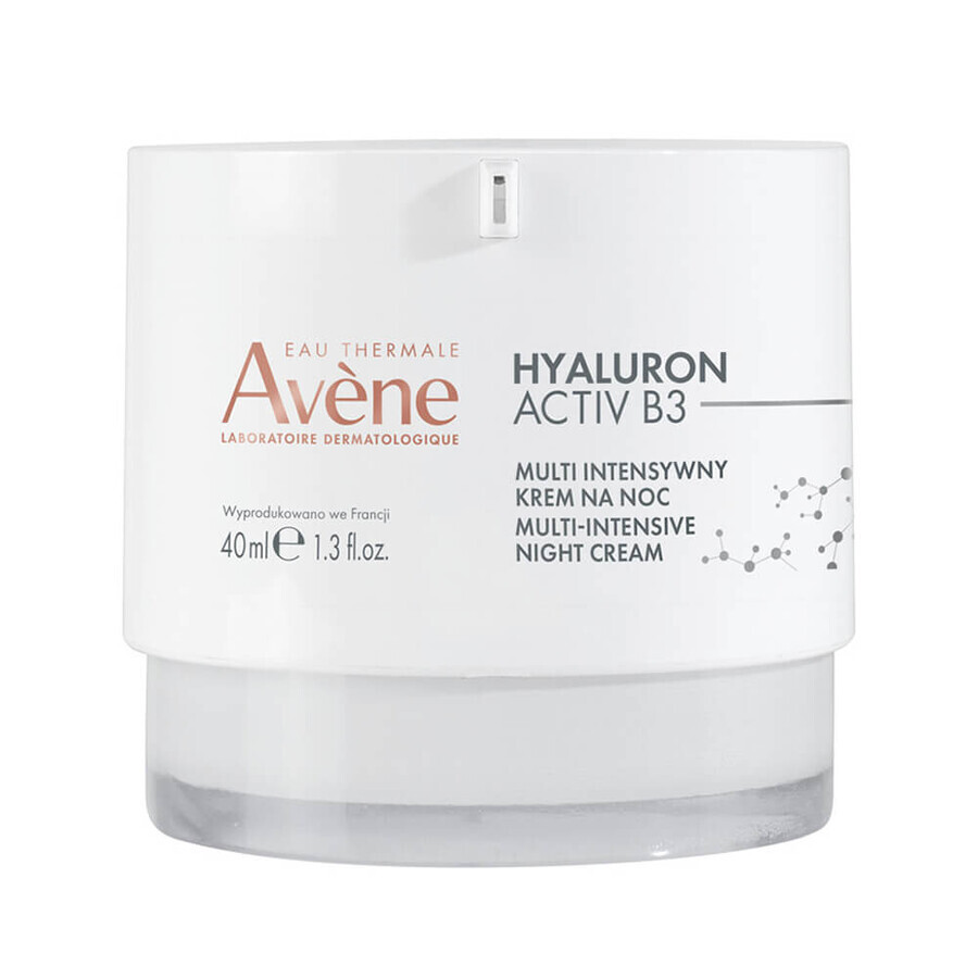 Avene Hyaluron Activ B3, Cremă de noapte multi-intensivă, 40 ml