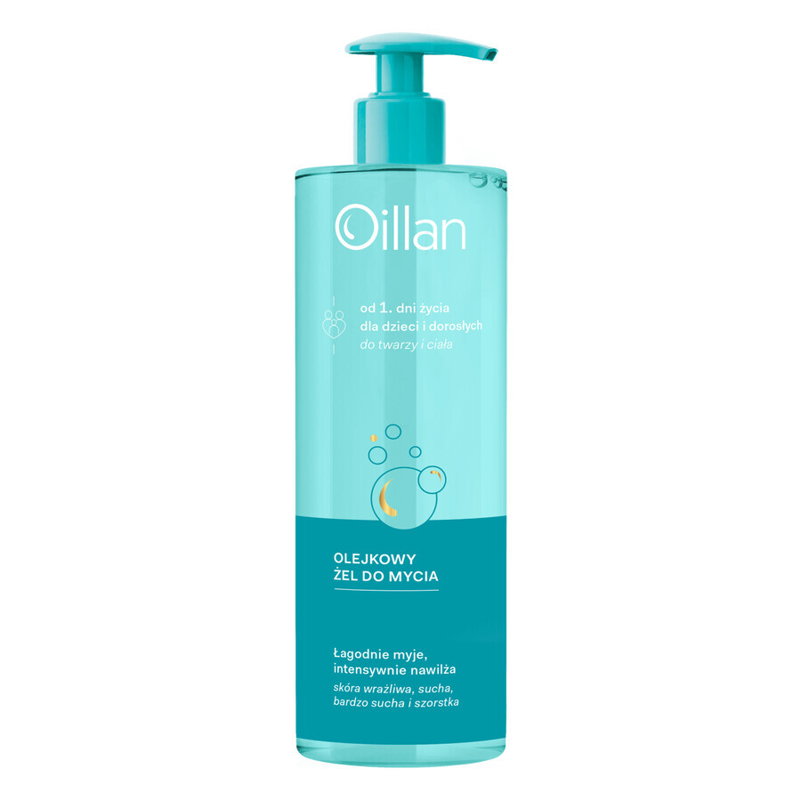 Oillan, oil-based washing gel, from day 1, 400 ml