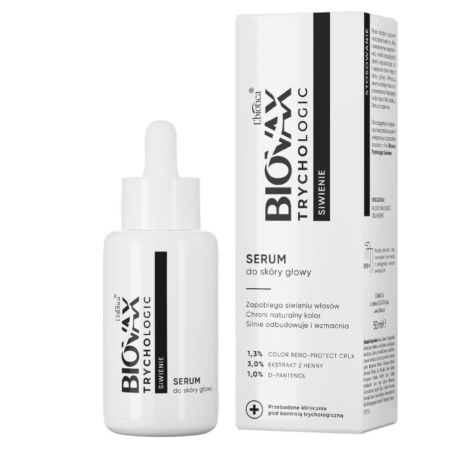 Biovax Trychologic Graying Serum für die Kopfhaut, 50 ml