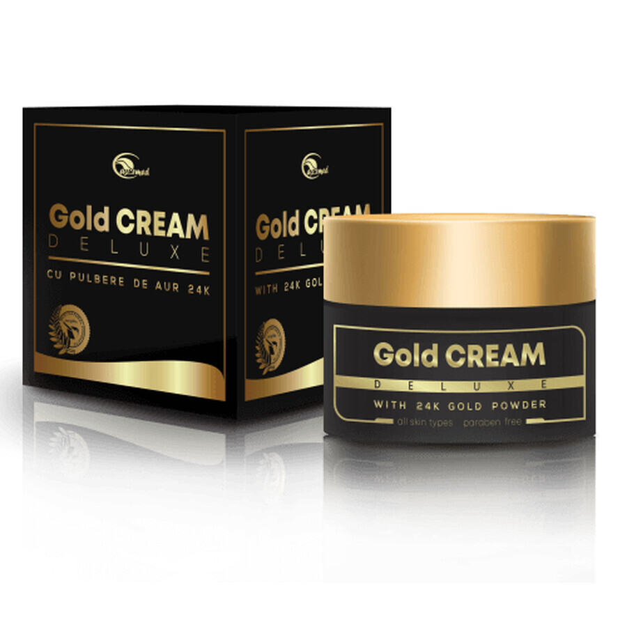 Crema antirid cu extract de aur Gold Deluxe, 50 ml, Ayurmed