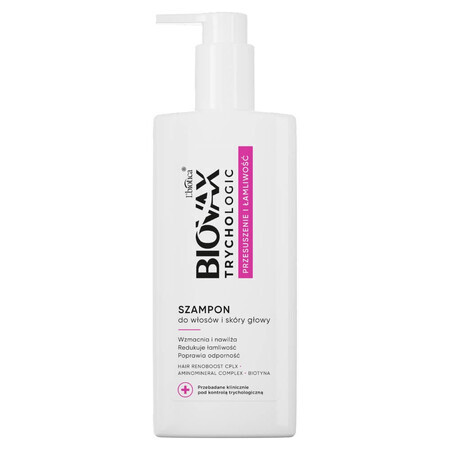 Biovax Trychologic Dryness and Brittleness, shampoo for hair and scalp, 200 ml