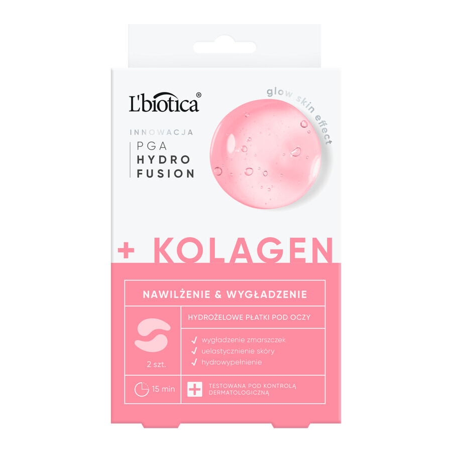 L Biotica PHF Kollagen Feuchtigkeit  amp; Glättung Hydrogel Augenpads, 1 Paar