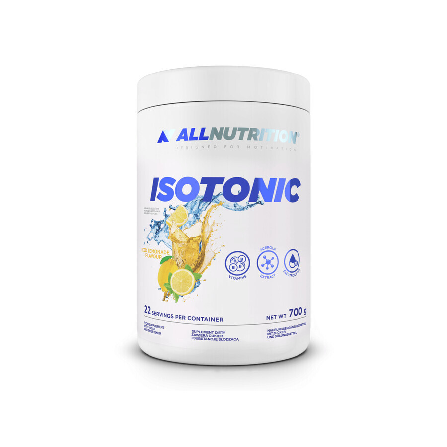 Allnutrition Isotonic, aromă de limonadă înghețată, 700 g