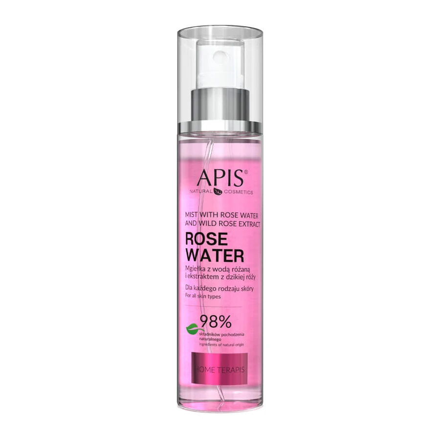Luxuriöser Rosenwasser amp; Wildrosenextrakt Nebel für Zuhause, 150ml.