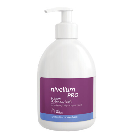 Nivelium Pro, Balsam do twarzy i ciaa skóra sucha i atopowa, 400 ml