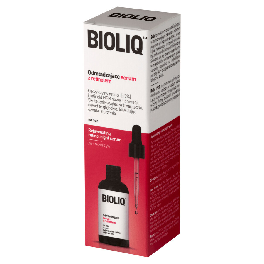 Bioliq Pro, Serum de întinerire cu retinol, pentru noapte, 20 ml