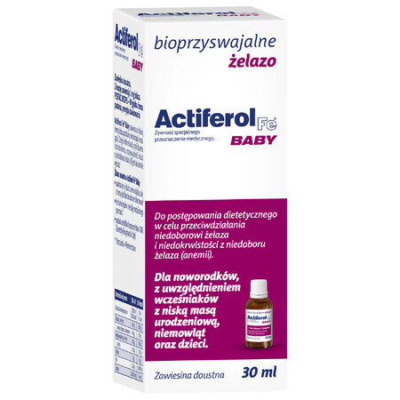 Actiferol Fe Baby, suspensie orală, 30 ml