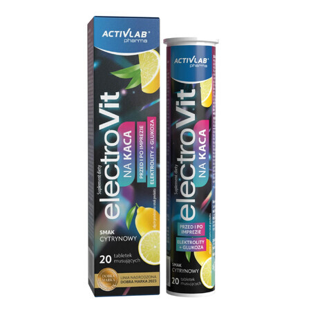 ActivLab Pharma ElectroVit Na Hangover, Zitronengeschmack, 20 Brausetabletten