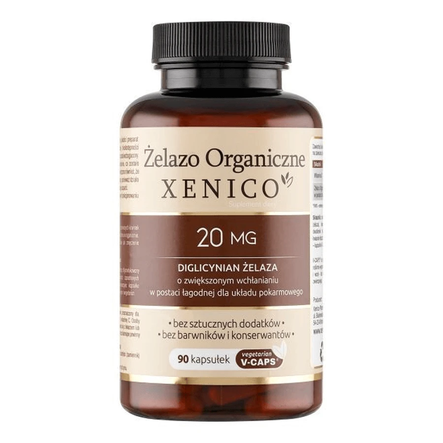 Xenico Organic Iron, 90 capsule vegetale