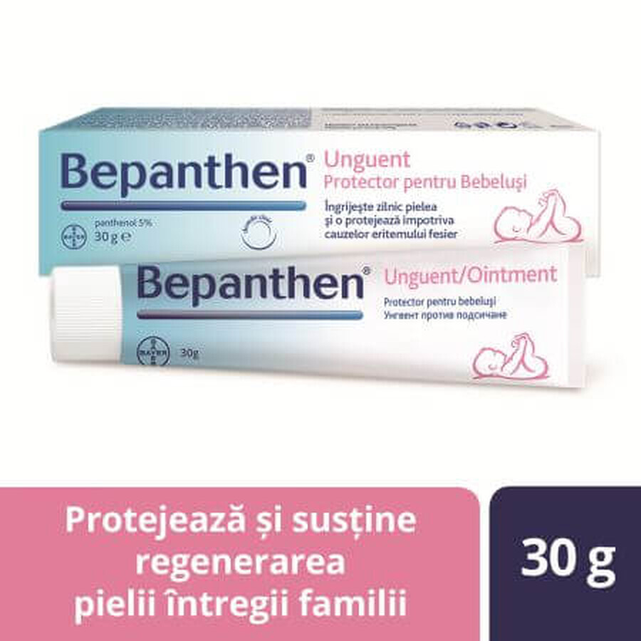 Unguent pentru iritatiile de scutec Bepanthen, 30 g, Bayer