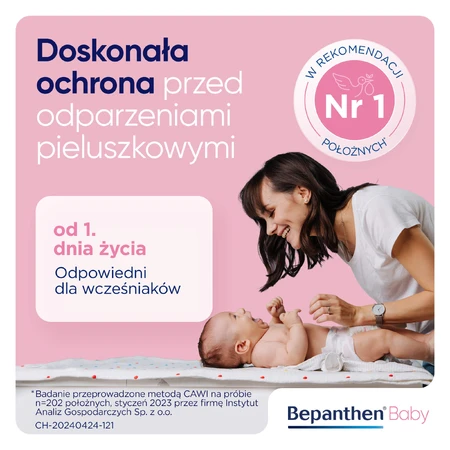 Bepanthen Baby, pomada para la dermatitis del pañal del bebé, 30 g ENVASE ROTURA
