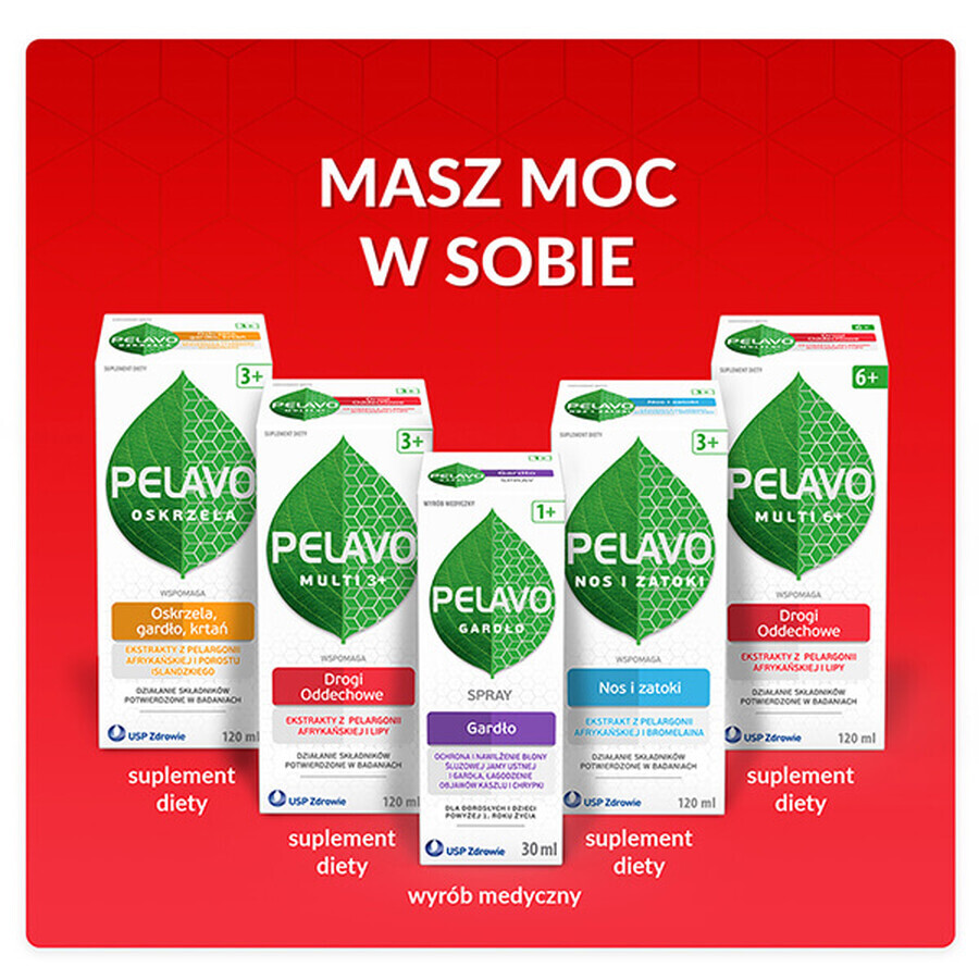 Pelavo Multi 3+, Sirup für Kinder ab 3 Jahren, 120 ml KURZFRISTIGE