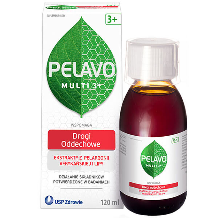 Pelavo Multi 3+, Sirup für Kinder ab 3 Jahren, 120 ml KURZFRISTIGE