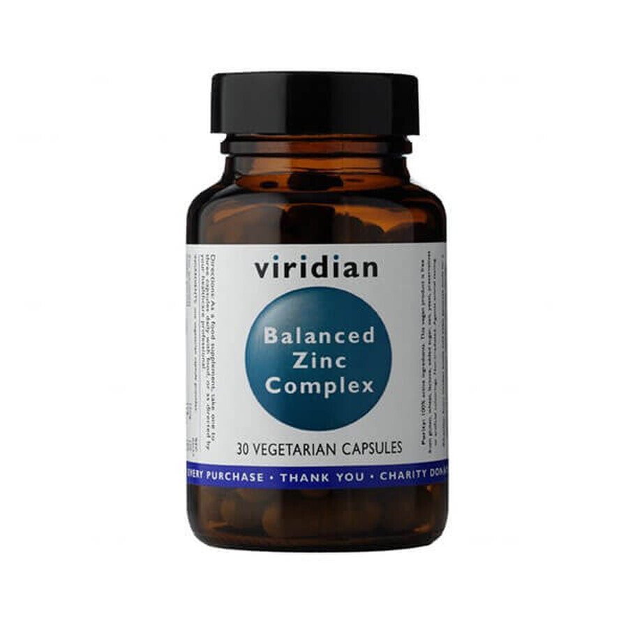 Viridian Balanced Zinc Complex, 30 Kapseln KURZFRISTIG