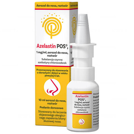 Azelastin POS 1 mg/ml, Nasenspray, Lösung, 10 ml KURZFRISTIGE