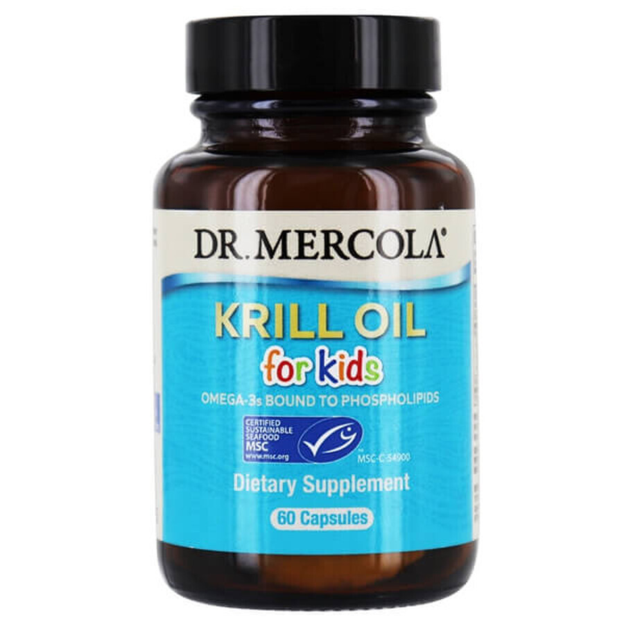 Dr. Mercola Krill-Öl für Kinder, 60 Kapseln SHORT DATE