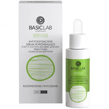 BasicLab Esteticus, antioxidativ ausgleichendes Serum mit Vitamin C 20%, aufhellend und beruhigend, 30 ml SHORT DATE